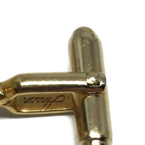 Leather Cufflinks, Vintage Cufflinks Mens Cufflink - Picture 6 of 10